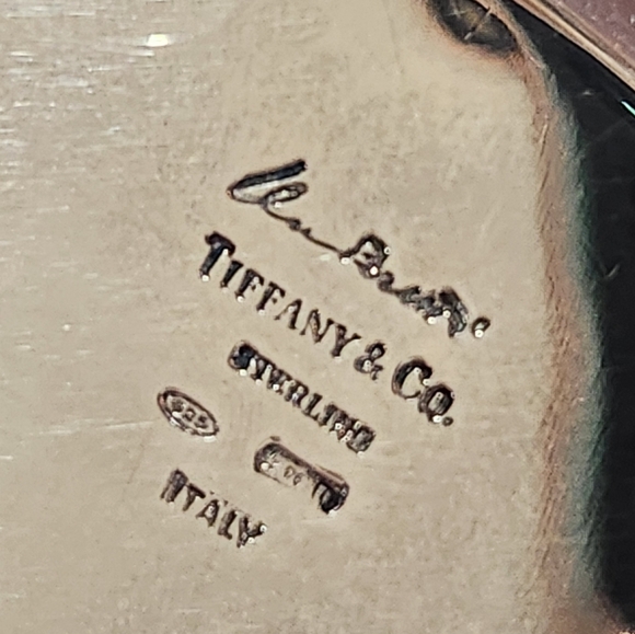 Tiffany & Co. Sterling Silver Elsa Peretti Heart Shaped Box - Picture 7 of 7